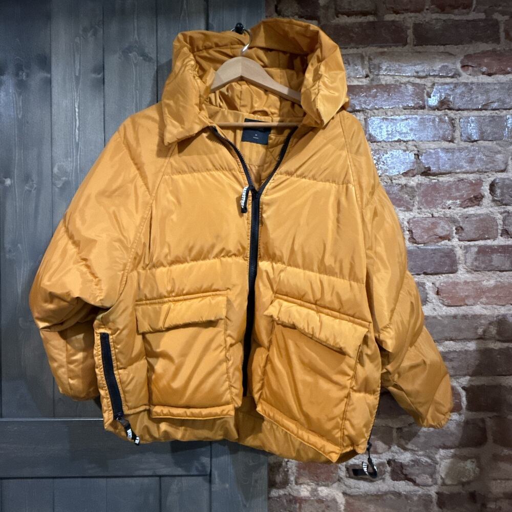 Semir Asian Sweetwear Size M Down Puffer Jacket W/Hood Pockets Hip Hop Urban